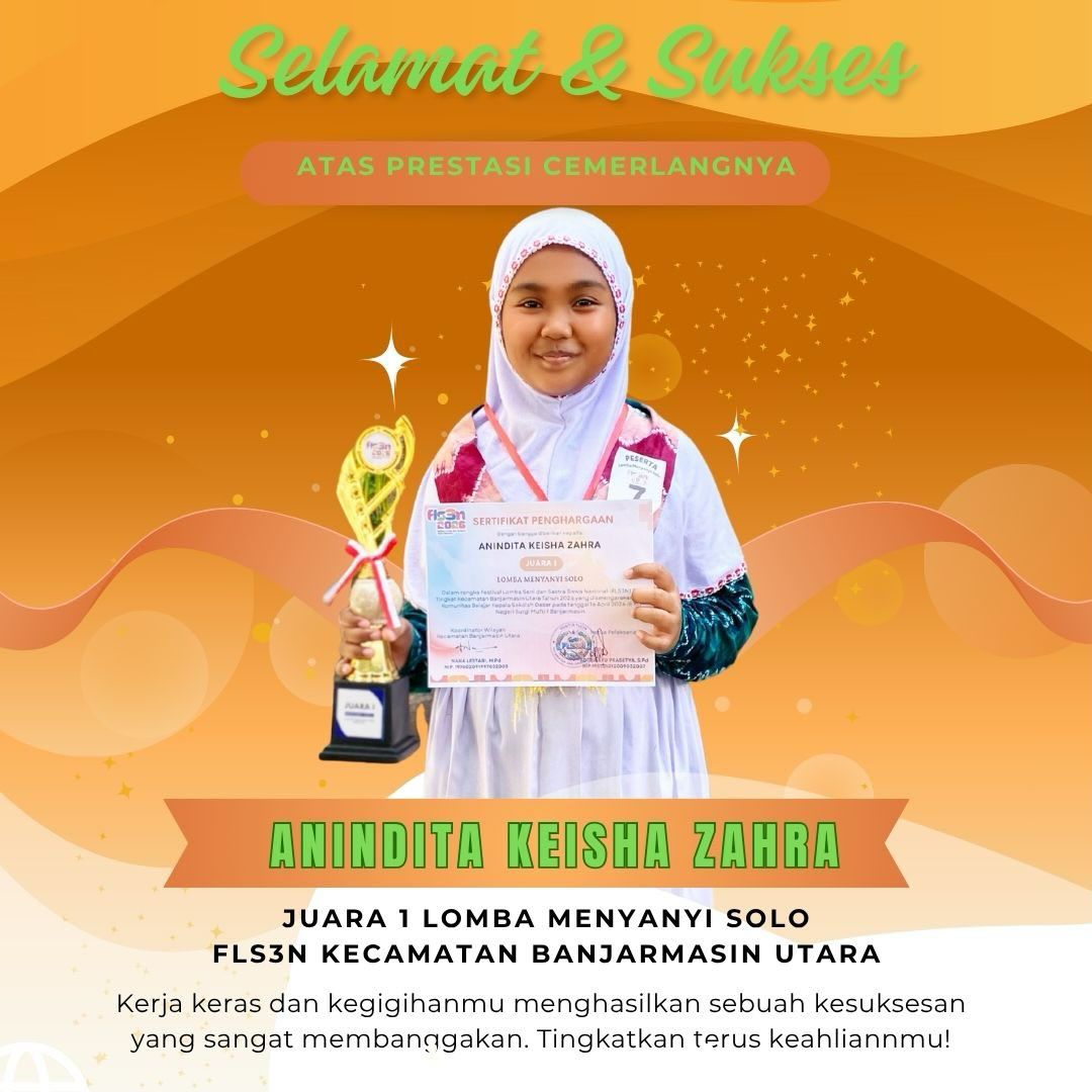 Lomba Menyanyi Solo FLS3N Kecamatan Banjarmasin Utara